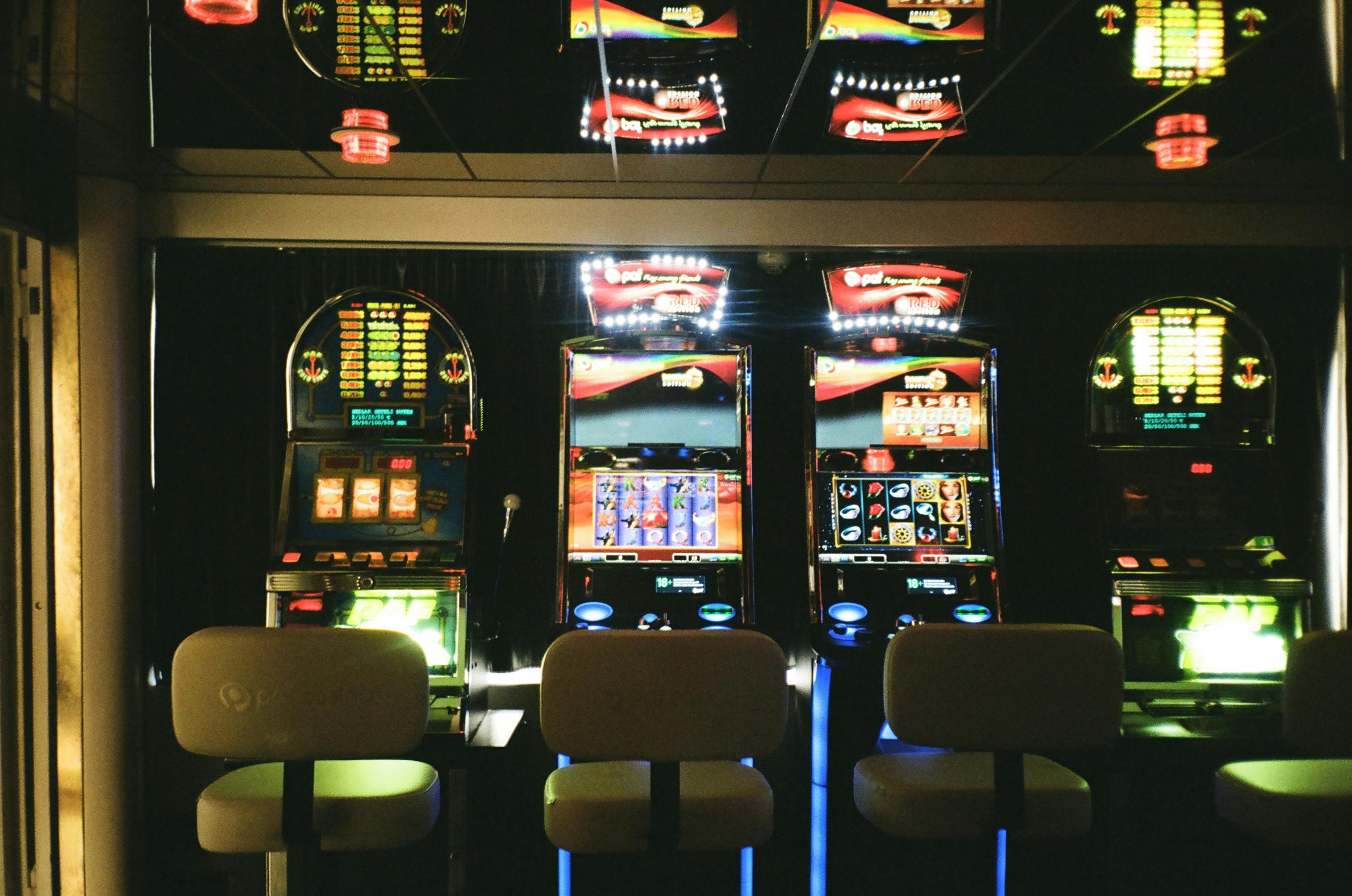 Mobile Game Lobby interface with yellow blue navigation panels